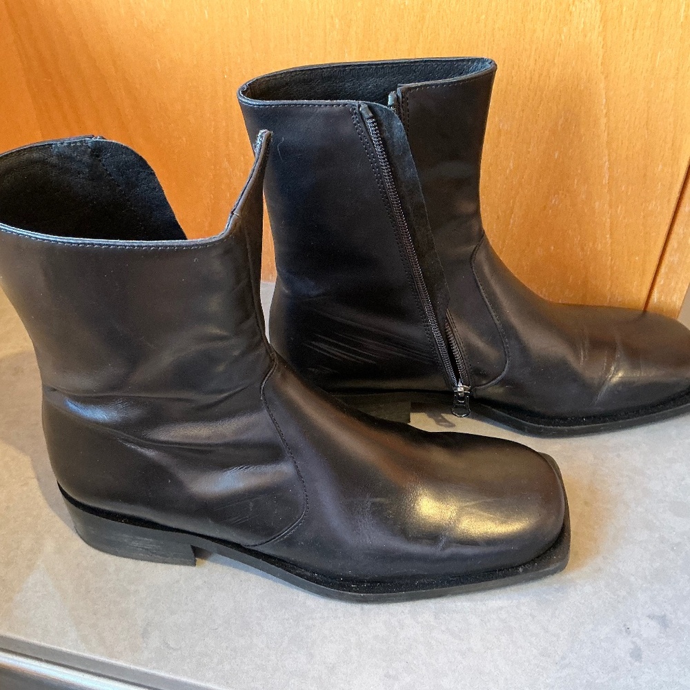 L’Intervalle Fargo Leather ankle boots made in Spain